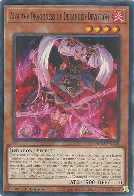 Aiza the Dragoness of Deranged Devotion (MP25-EN370) (1st Edition)