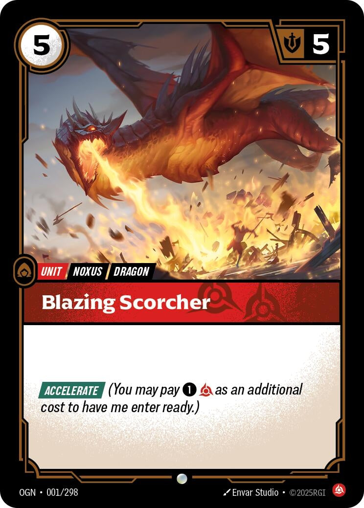 Blazing Scorcher (001/298) (Foil) Common