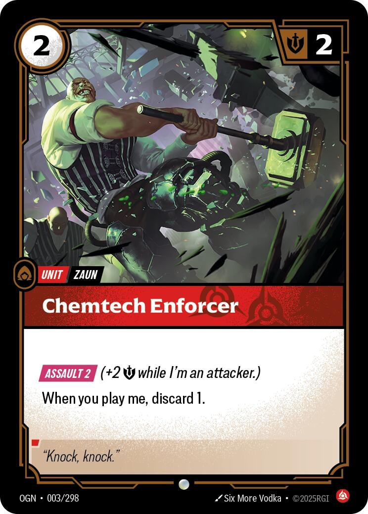 Chemtech Enforcer (003/298) (Foil) Common