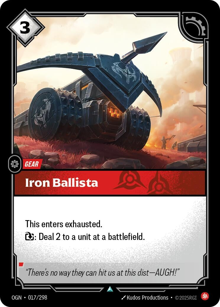 Iron Ballista (017/298) (Foil) Uncommon