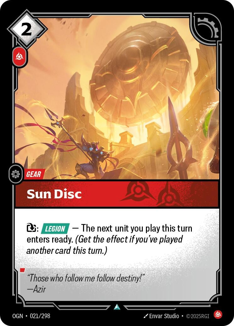 Sun Disc (021/298) Uncommon