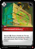Unlicensed Armory (023/298) Uncommon
