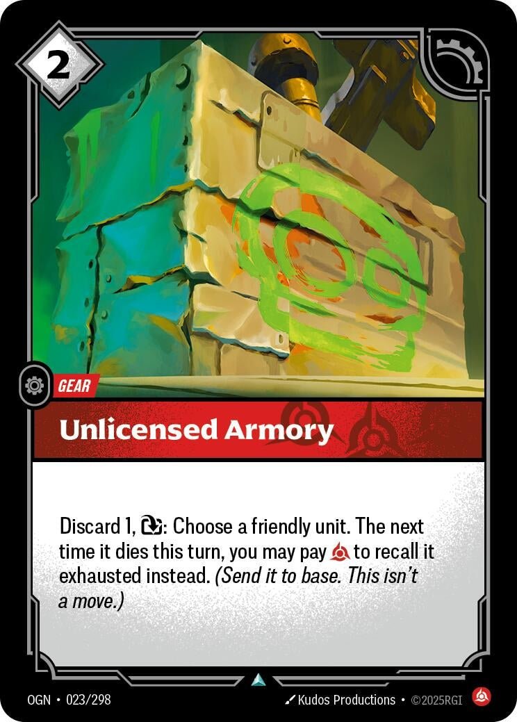 Unlicensed Armory (023/298) Uncommon