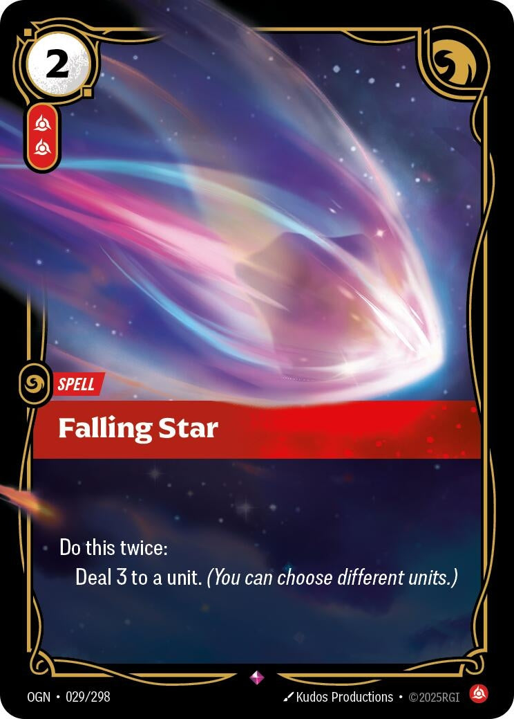 Falling Star (029/298) (Foil) Rare