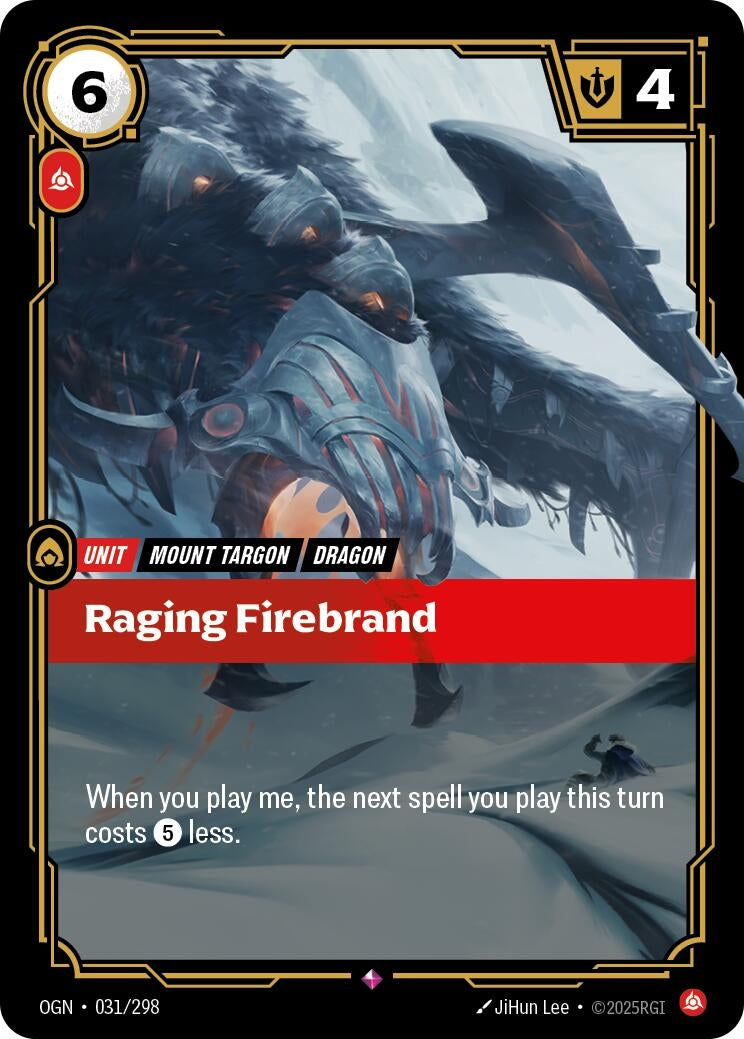Raging Firebrand (031/298) (Foil) Rare