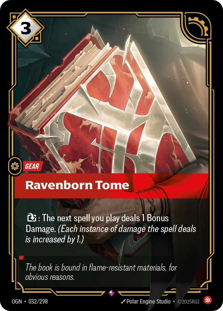 Ravenborn Tome (032/298) (Foil) Rare