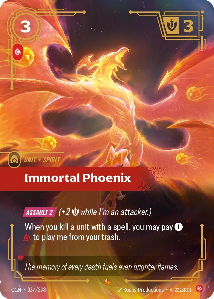 Immortal Phoenix (037/298) (Foil) Epic