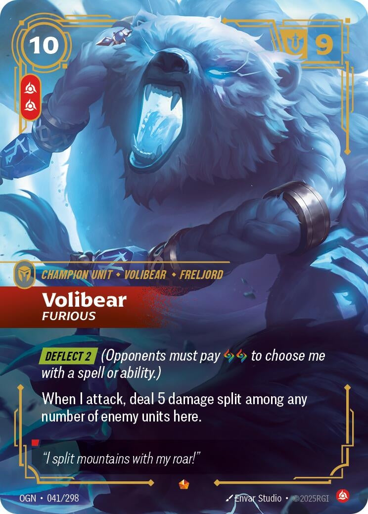 Volibear - Furious (041/298) (Foil) Epic