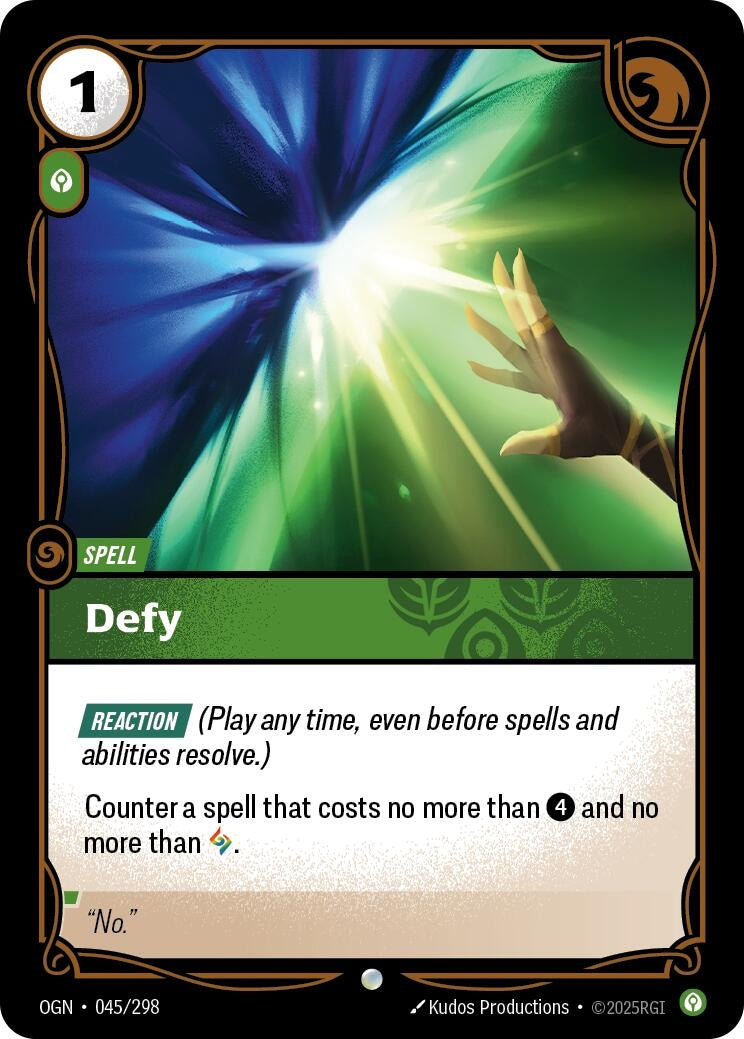 Defy (045/298) (Foil) Common
