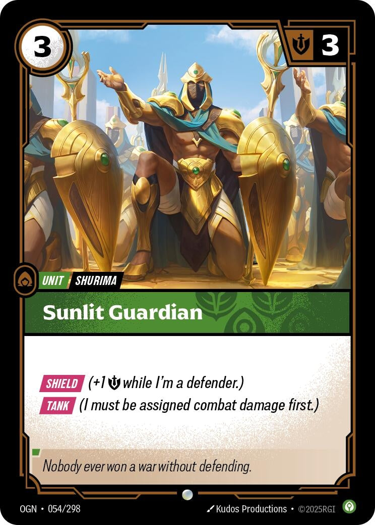 Sunlit Guardian (054/298) Common