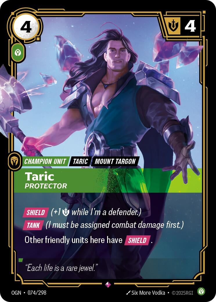 Taric - Protector (074/298) (Foil) Rare