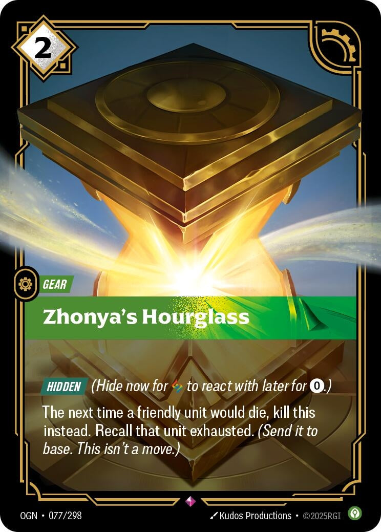 Zhonya's Hourglass (077/298) (Foil)