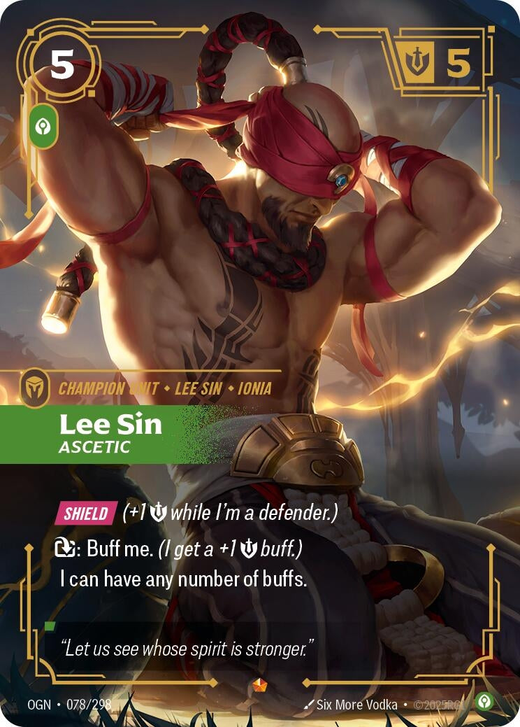 Lee Sin - Ascetic (078/298) (Foil) Epic