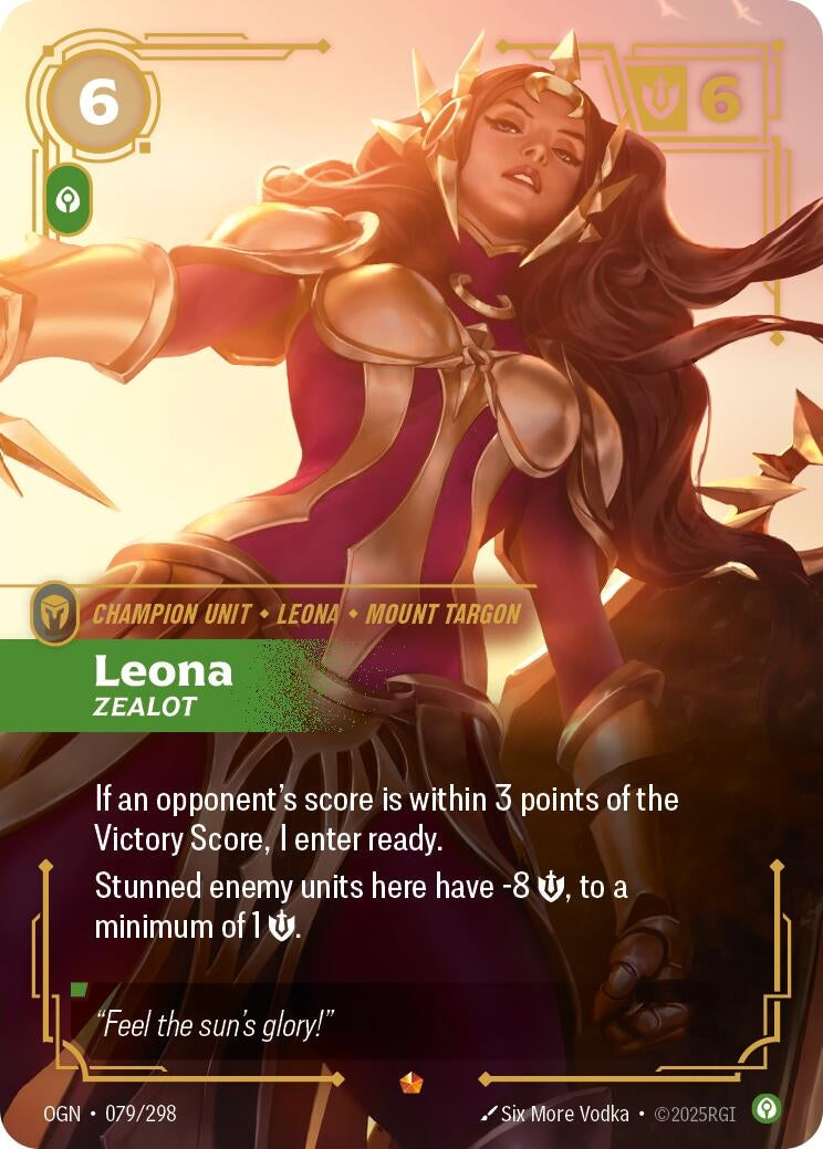 Leona - Zealot (079/298) (Foil) Epic