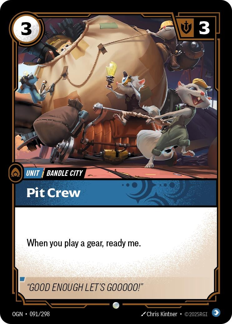 Pit Crew (091/298) (Foil) Common