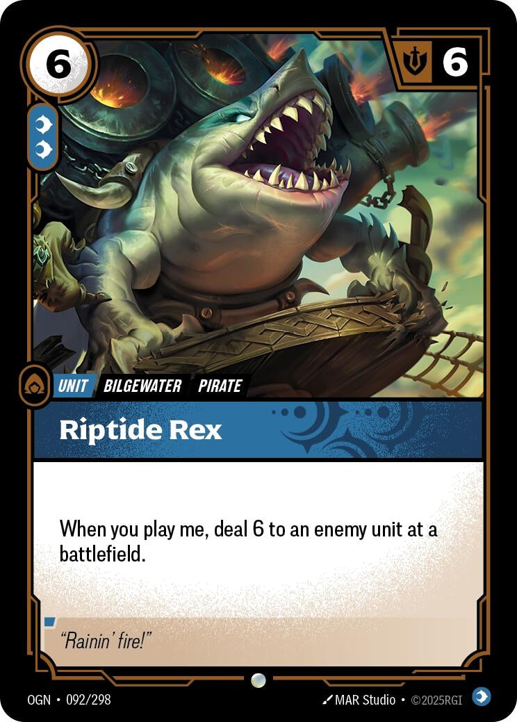 Riptide Rex (092/298) (Foil) Common