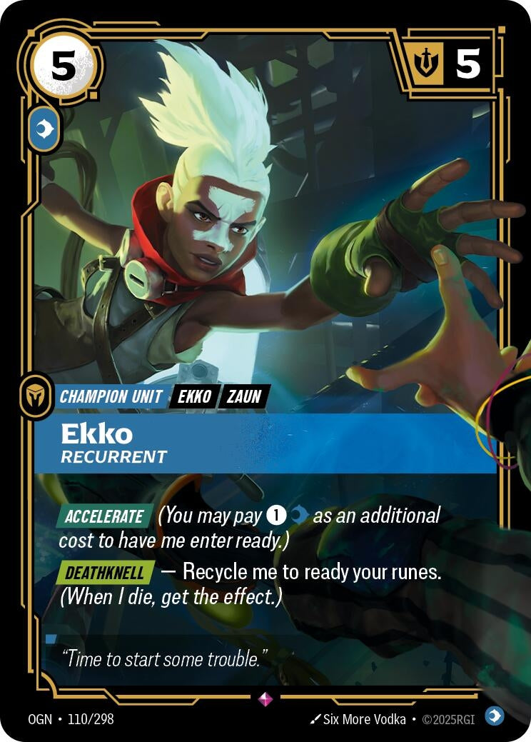 Ekko - Recurrent (110/298) (Foil) Rare