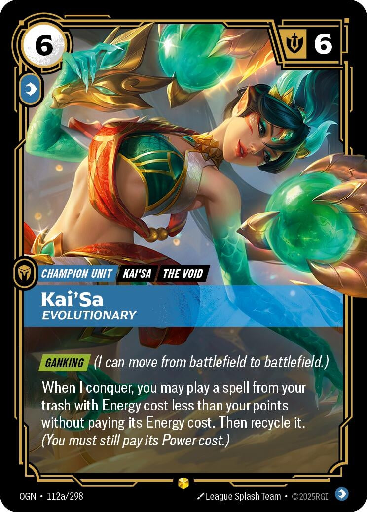Kai'Sa - Evolutionary (Alternate Art) (112a/298) (Foil)