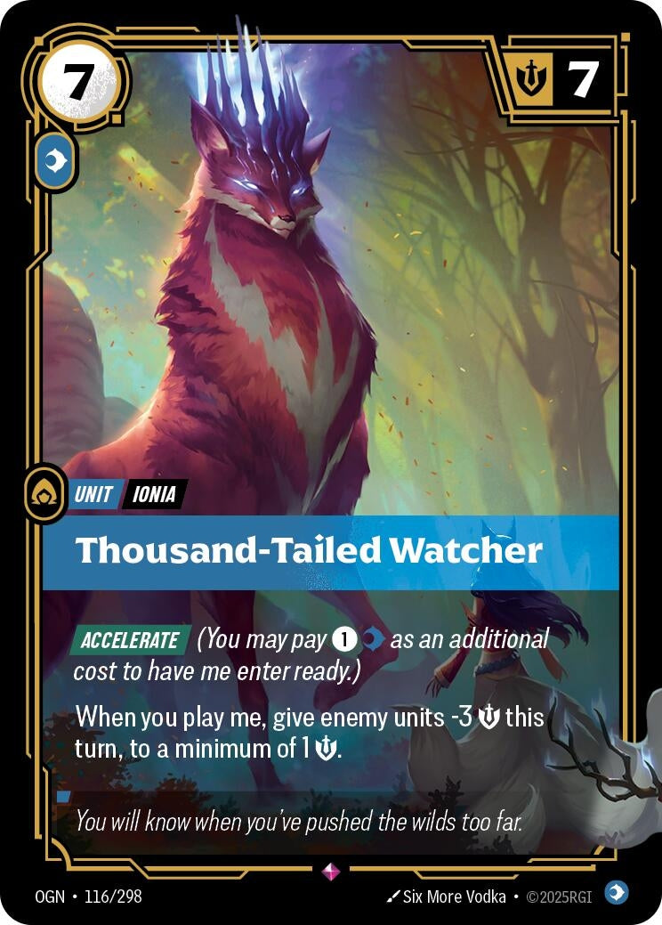 Thousand-Tailed Watcher (116/298) (Foil) Rare