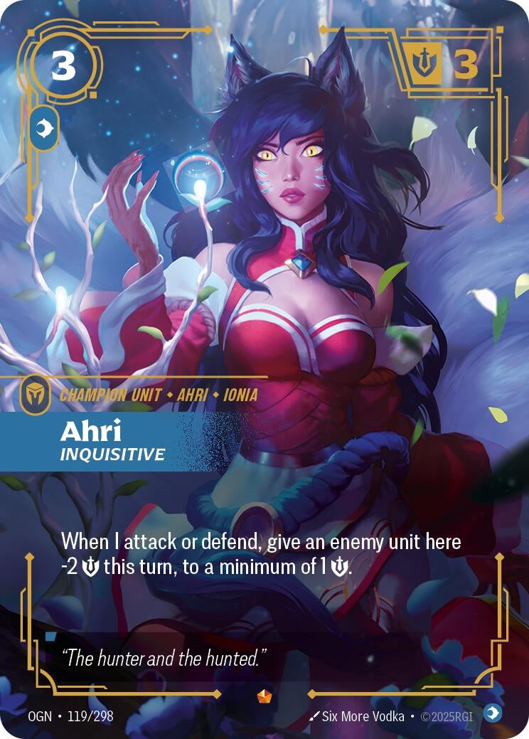 Ahri - Inquisitive (119/298) (Foil)