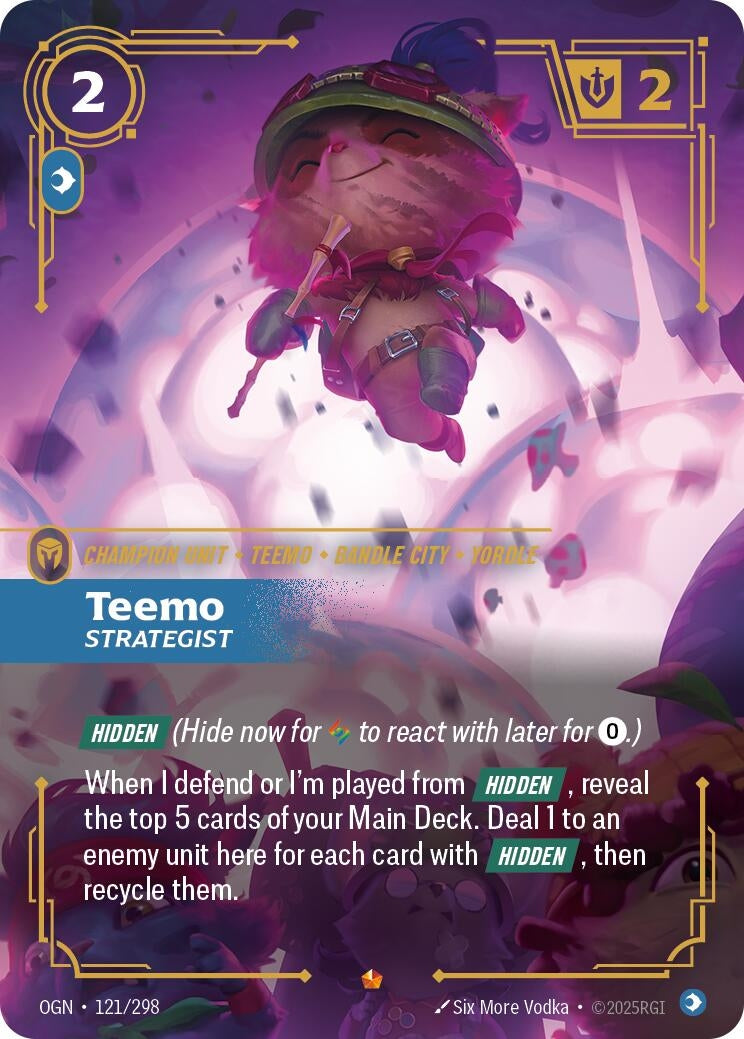 Teemo - Strategist (121/298) (Foil) Epic