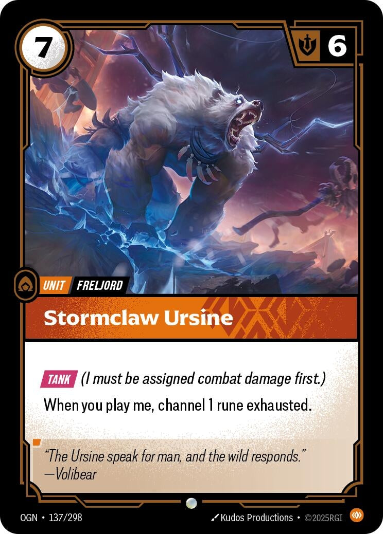Stormclaw Ursine (137/298) Common