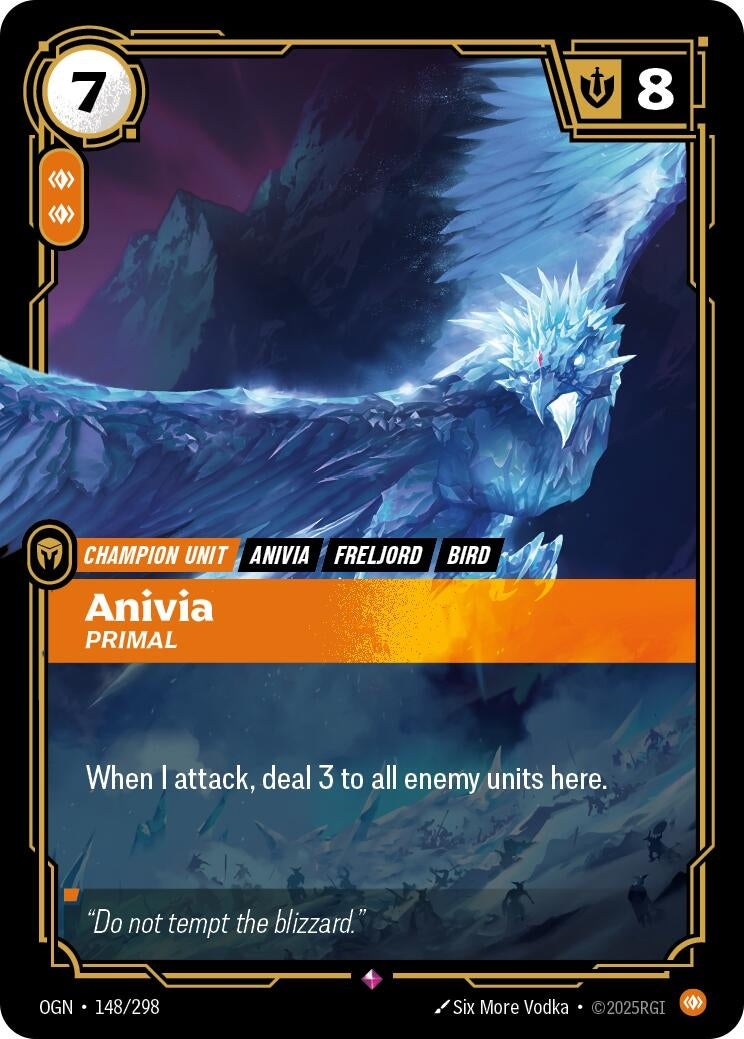 Anivia - Primal (148/298) (Foil) Rare