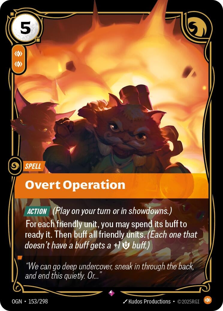 Overt Operation (153/298) (Foil) Rare