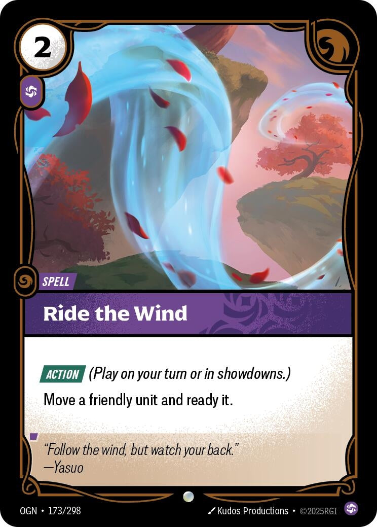 Ride The Wind (173/298) (Foil) Common