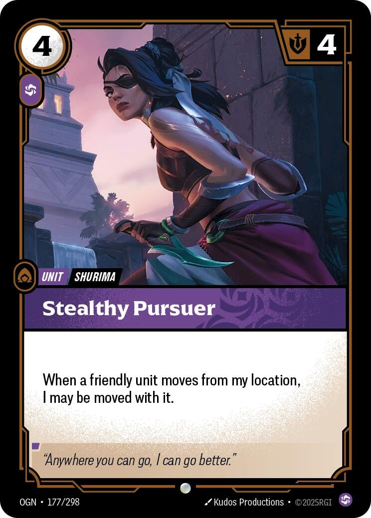 Stealthy Pursuer (177/298) (Foil) Common