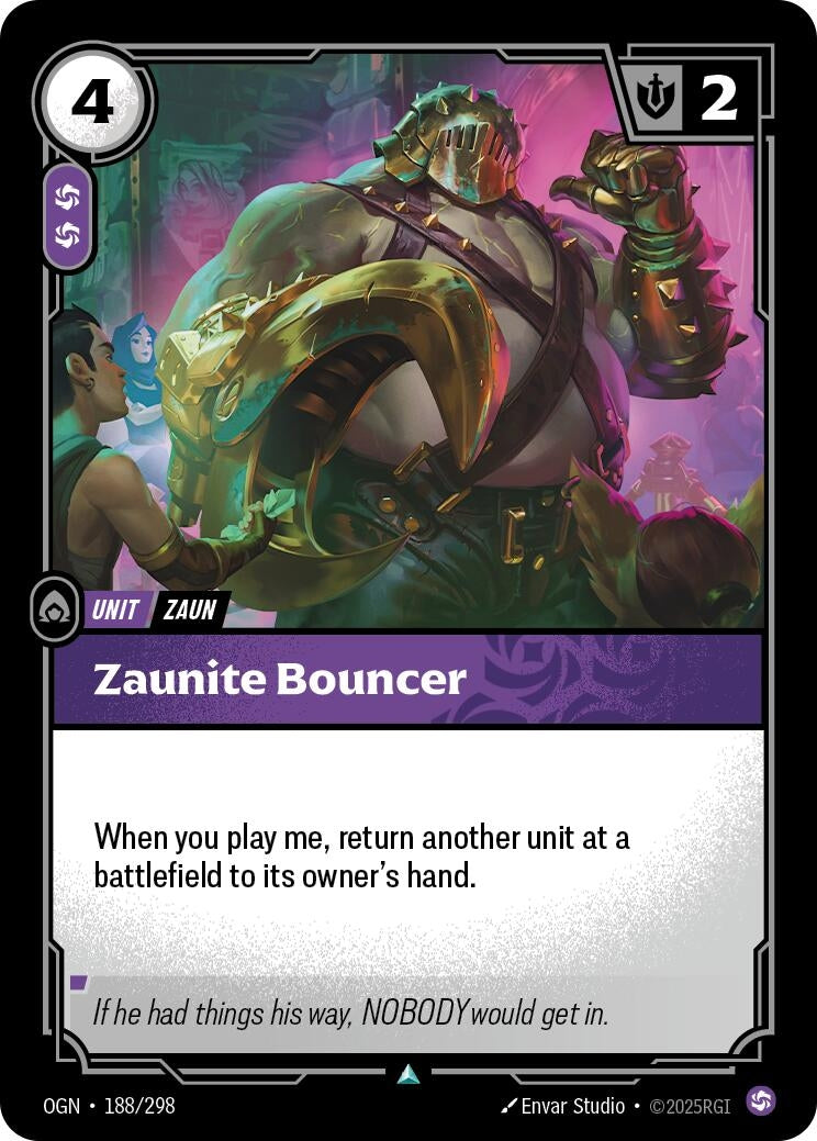 Zaunite Bouncer (188/298) Uncommon