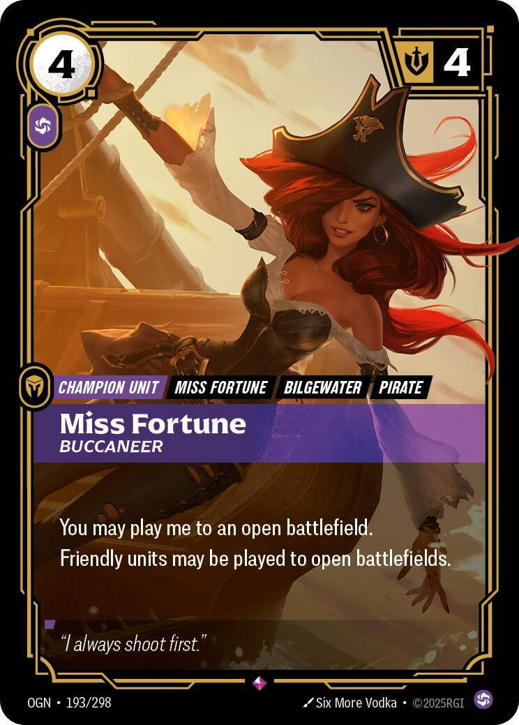 Miss Fortune - Buccaneer (193/298) (Foil) Rare