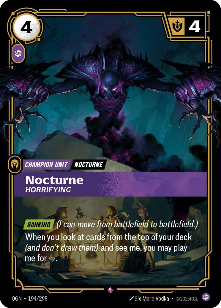 Nocturne - Horrifying (194/298) (Foil) Rare