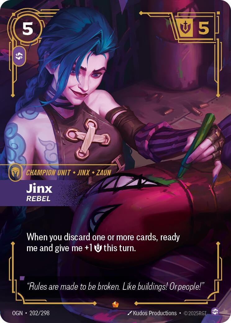 Jinx - Rebel (202/298) (Foil) Epic