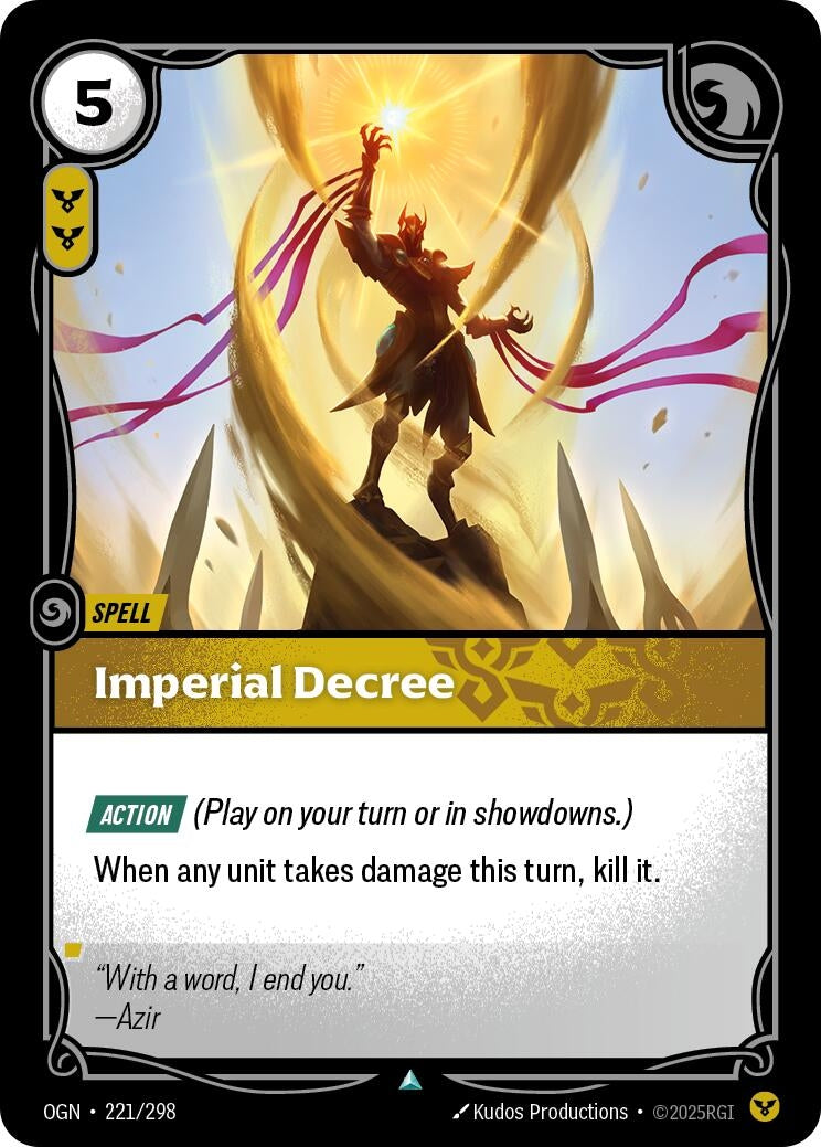 Imperial Decree (221/298) Uncommon