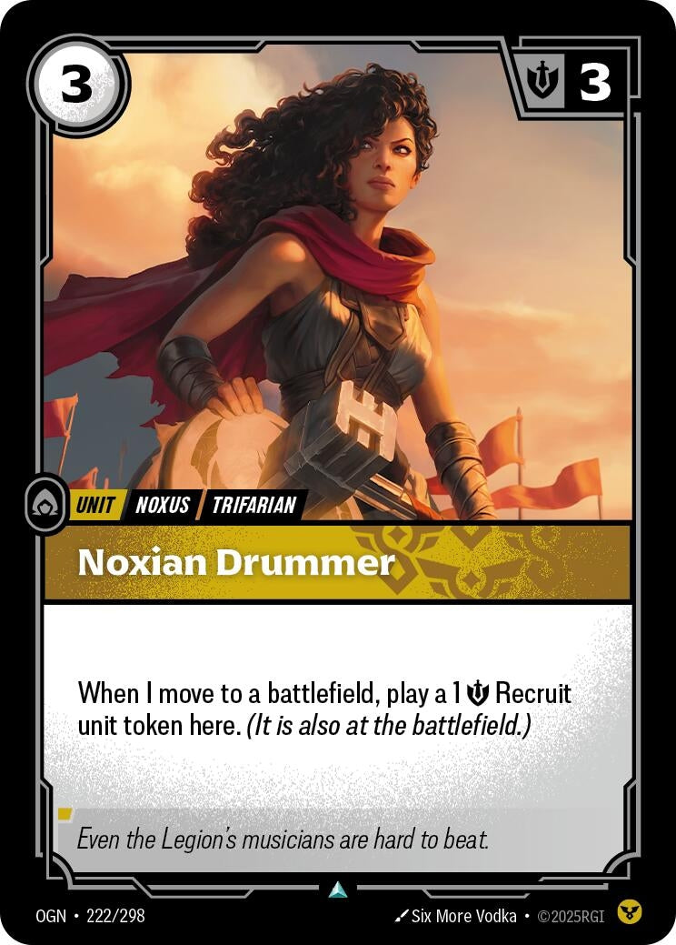 Noxian Drummer (222/298) (Foil) Uncommon