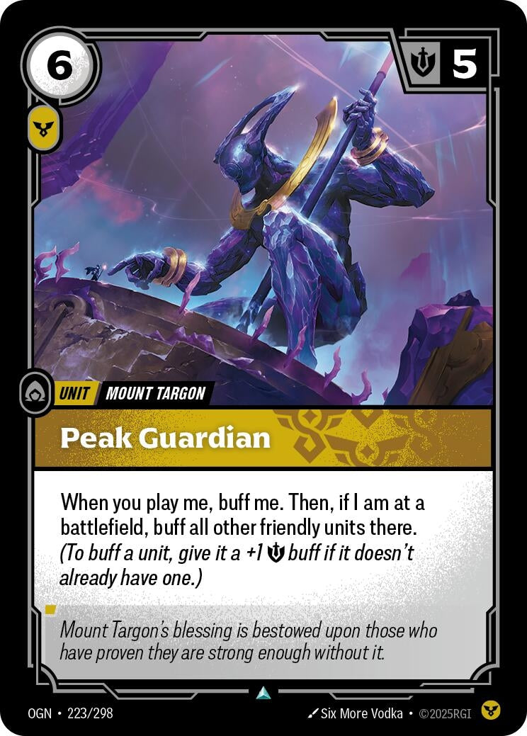 Peak Guardian (223/298) Uncommon