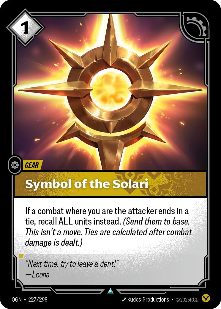 Symbol of the Solari (227/298) Uncommon