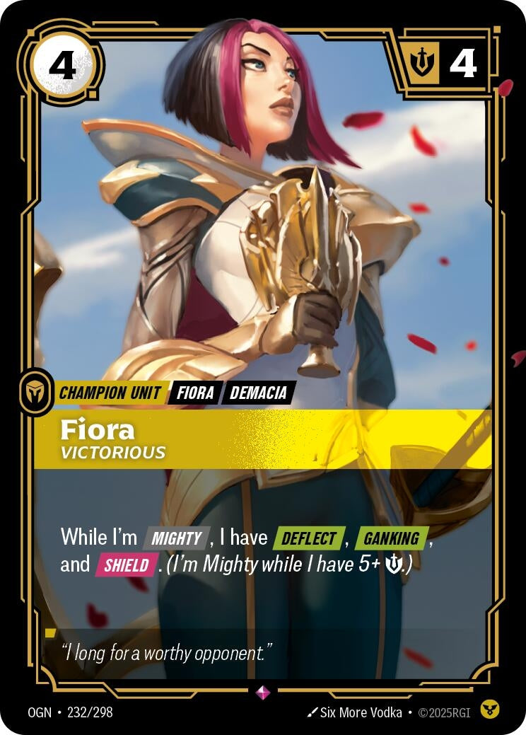 Fiora - Victorious (232/298) (Foil) Rare