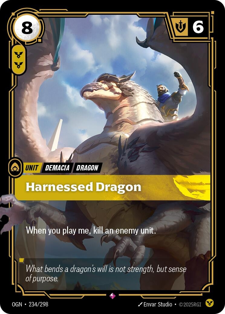 Harnessed Dragon (234/298) (Foil) Rare