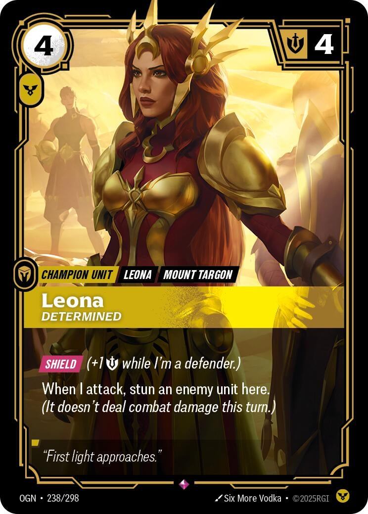Leona - Determined (238/298) (Foil) Rare