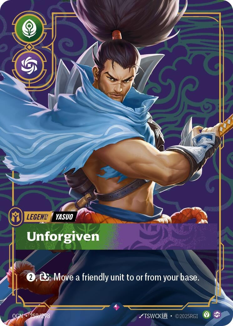 Yasuo - Unforgiven (259/298) (Foil) Rare