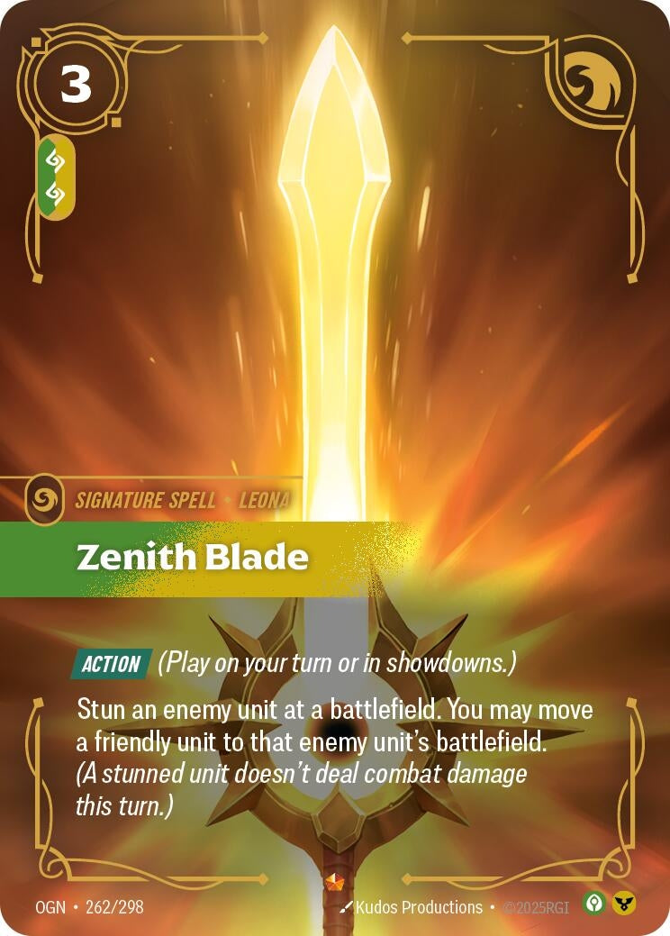 Zenith Blade (262/298) (Foil) Epic
