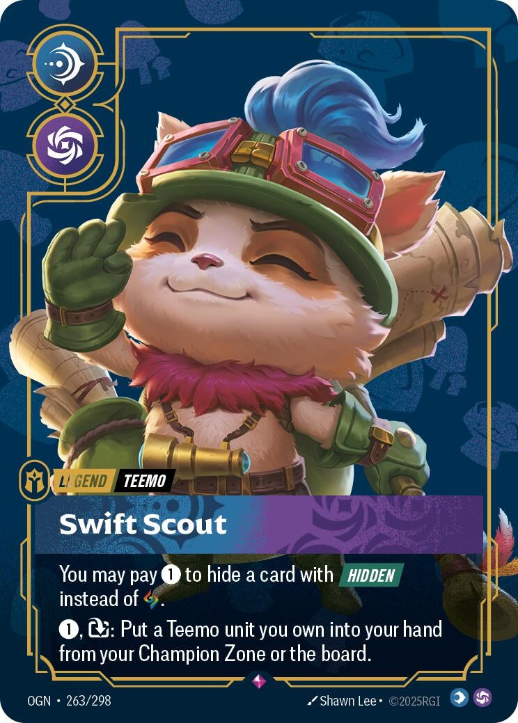 Teemo - Swift Scout (263/298) (Foil) Rare