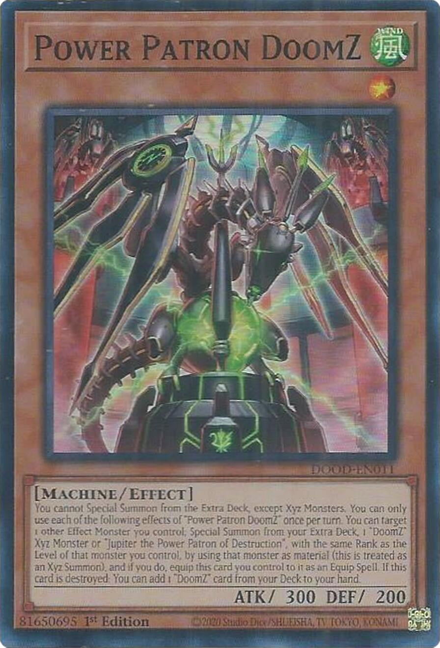 Power Patron DoomZ (DOOD-EN011)  Super Rare