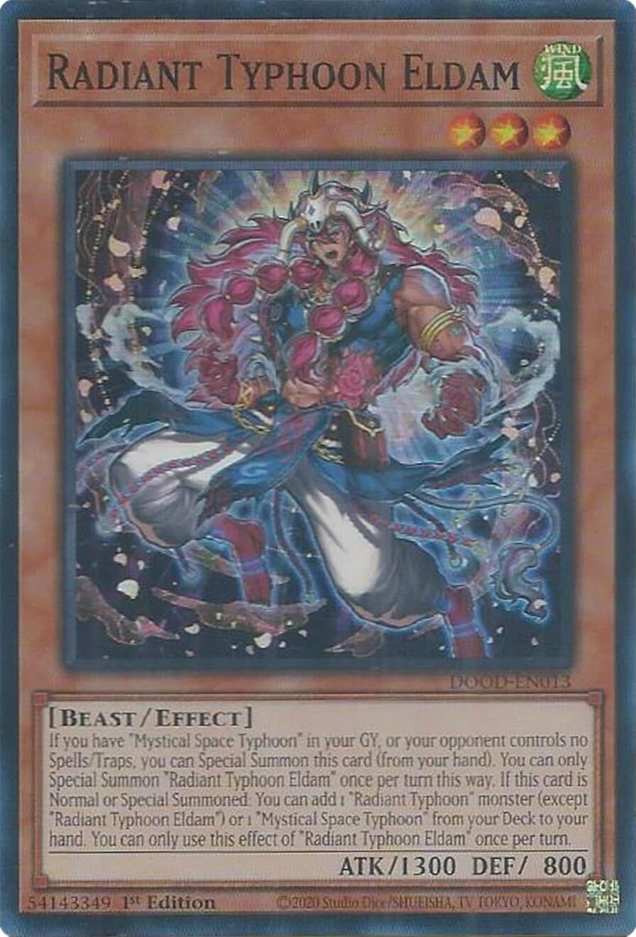 Radiant Typhoon Eldam (DOOD-EN013)  Super Rare