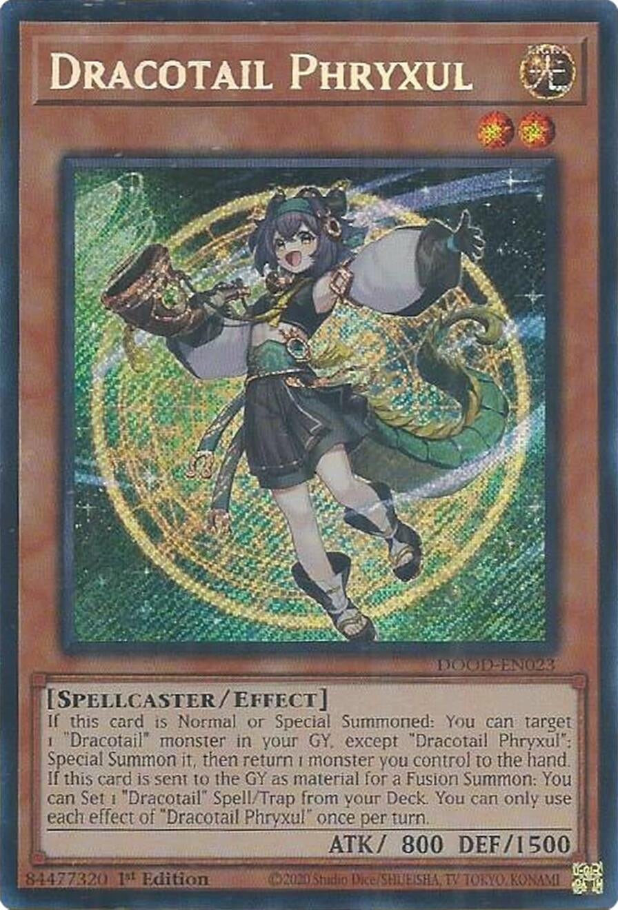 Dracotail Phryxul (DOOD-EN023)  Secret Rare
