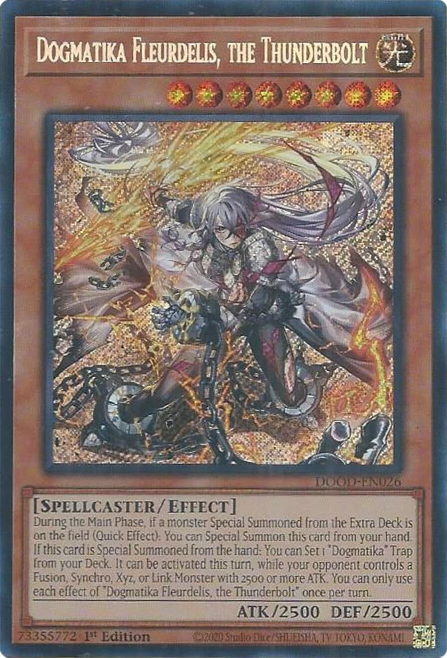 Dogmatika Fleurdelis, the Thunderbolt (DOOD-EN026)  Secret Rare