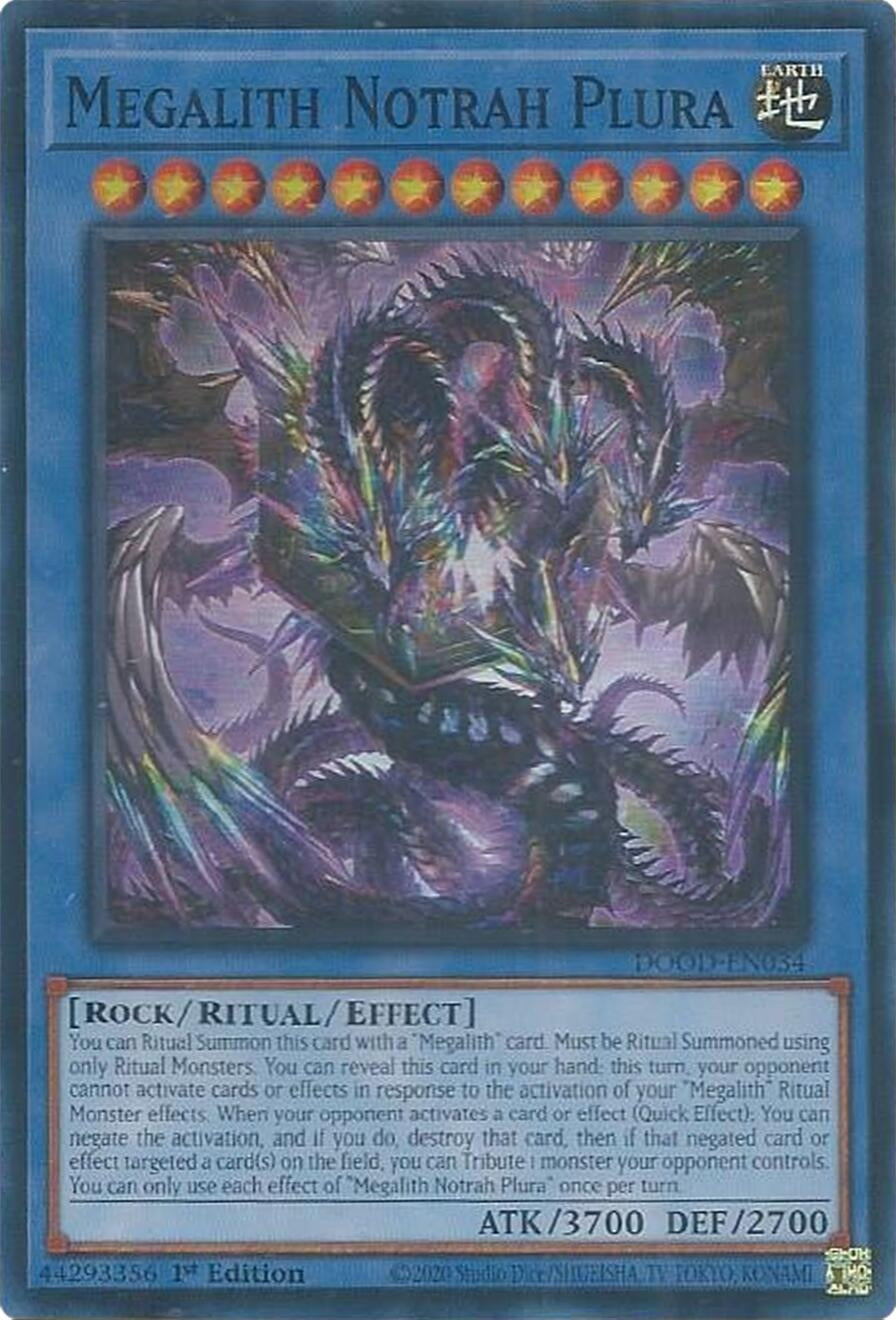 Megalith Notrah Plura (DOOD-EN034)  Super Rare