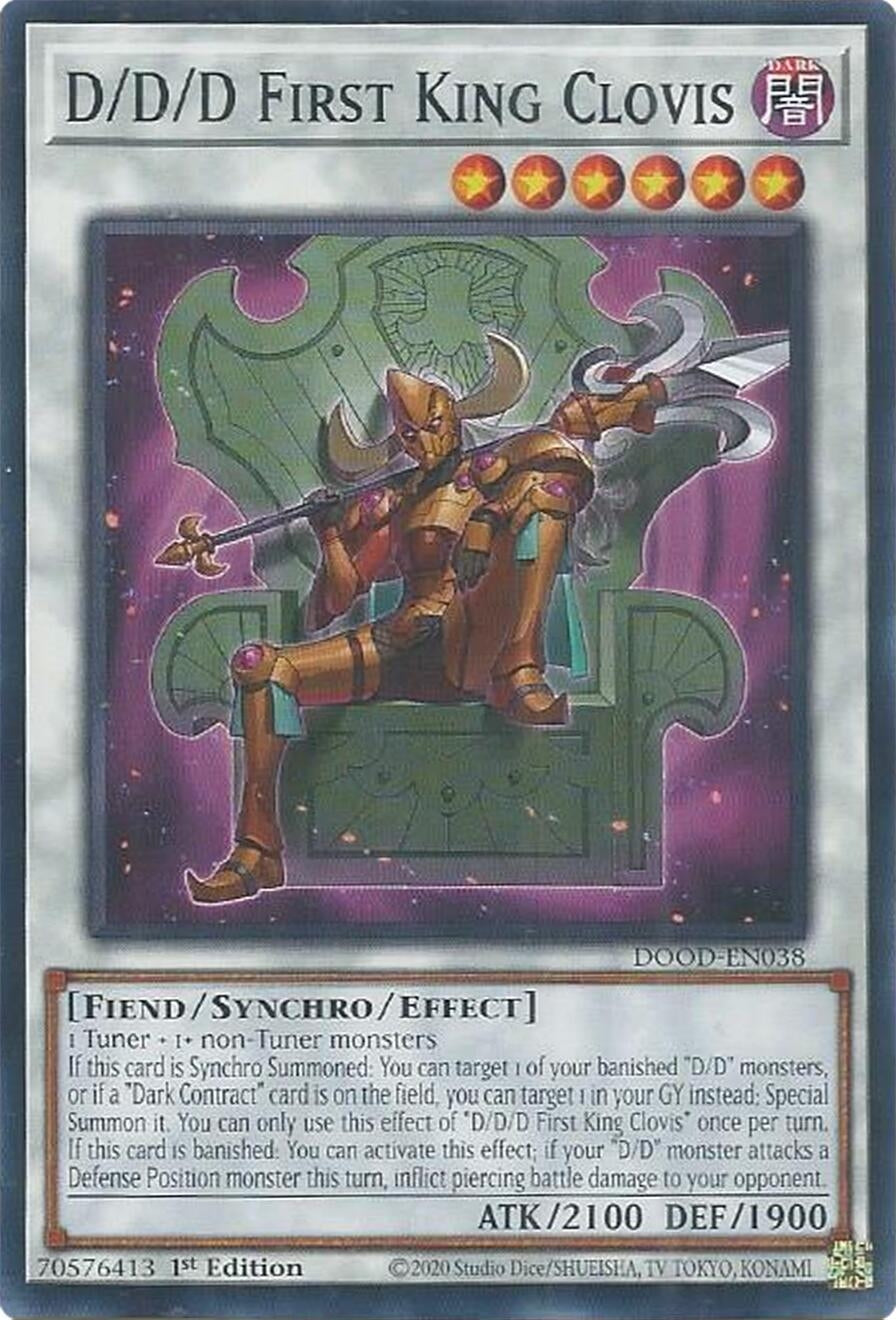 D/D/D First King Clovis (DOOD-EN038)  Common